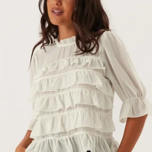 Frill Short Sleeve Blouse
